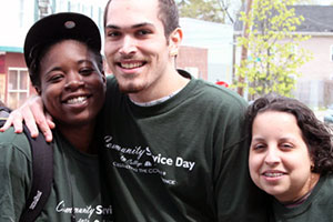 Students at Community Service Day