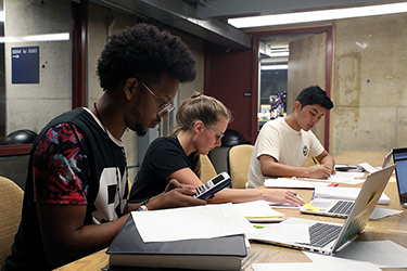 Students Studying Together