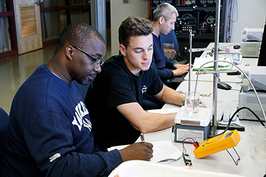 Students Working on Science Lab