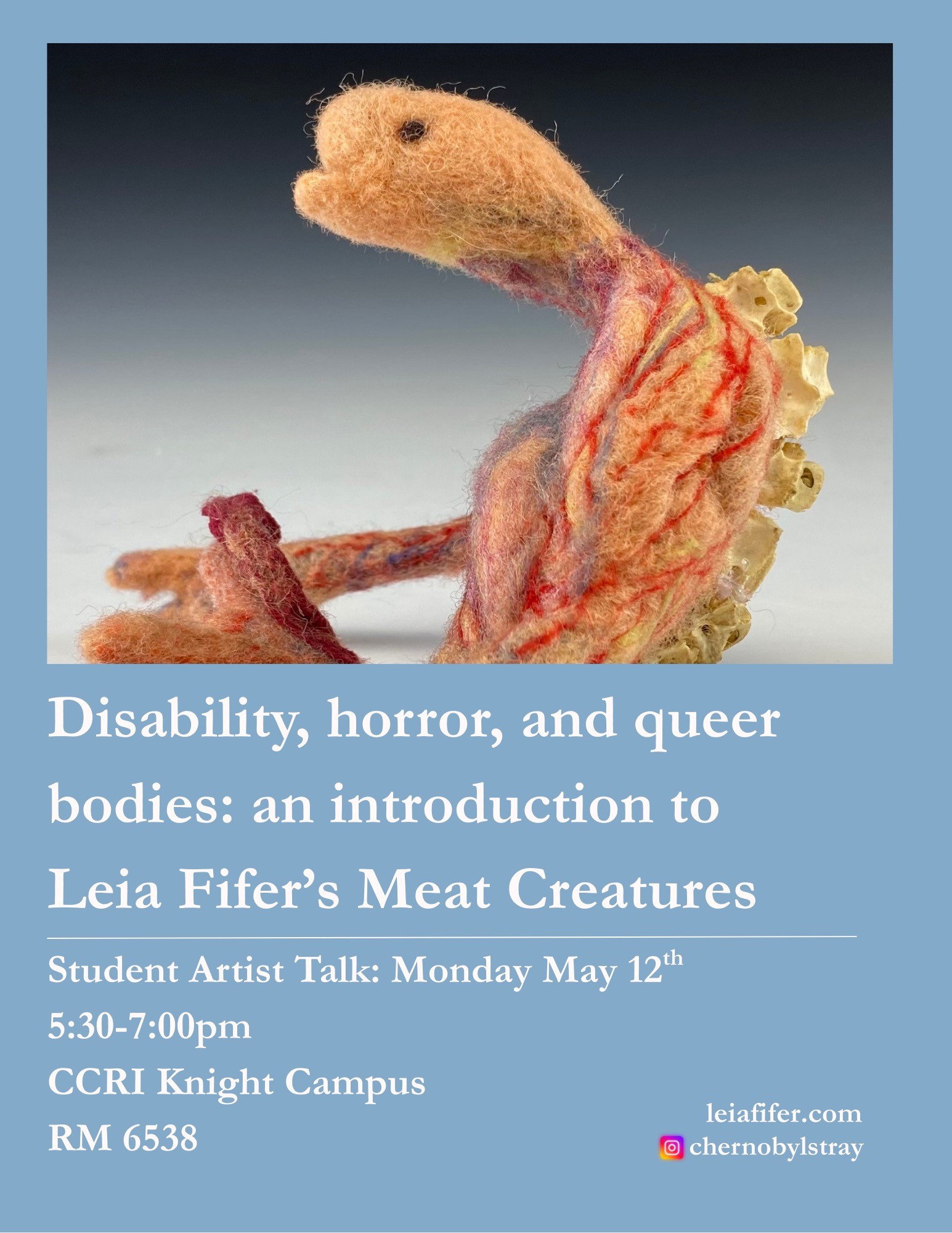 Student Artist Talk Flyer