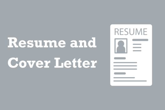 Resume and cover letter
