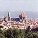 View of Florence's Duomo taken from piazzale Michelangelo.
