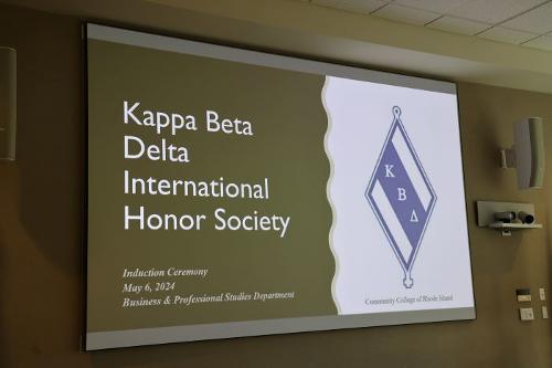 Kappa Beta Delta Induction Ceremony, May 6, 2024