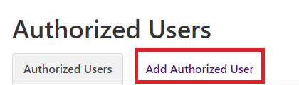 image of "Add Authorized User" 