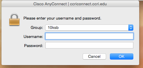 AnyConnect Login