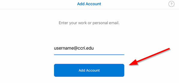 Add Account to Outlook