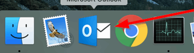 Open Outlook on the Mac