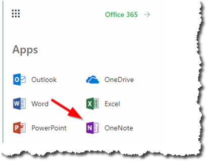 Open OneNote