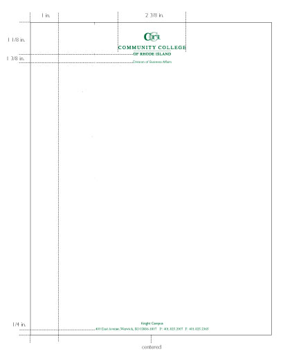 CCRI Letterhead