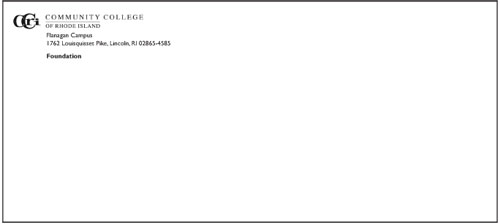 CCRI Envelope CCRI Envelope