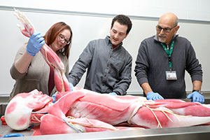 Students and faculty with SynDaver