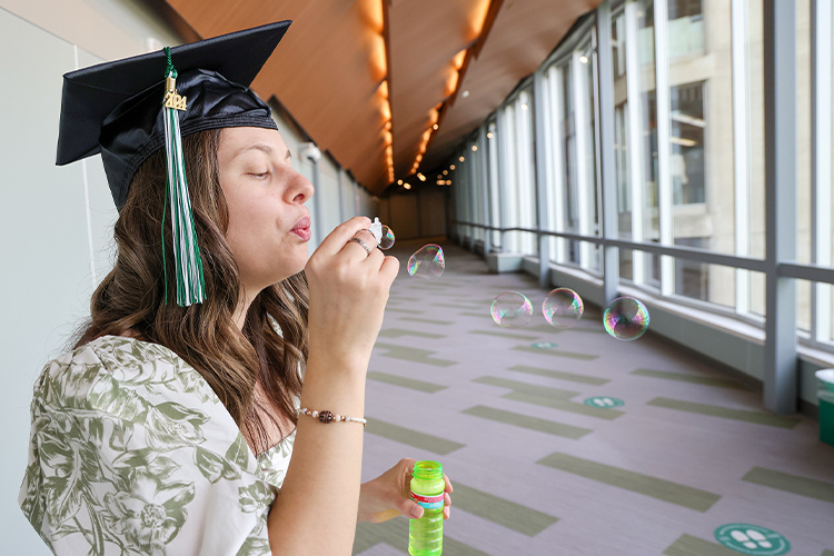 Torsiello's 'beautiful life' leads her to the commencement stage as CCRI's 2024 student speaker