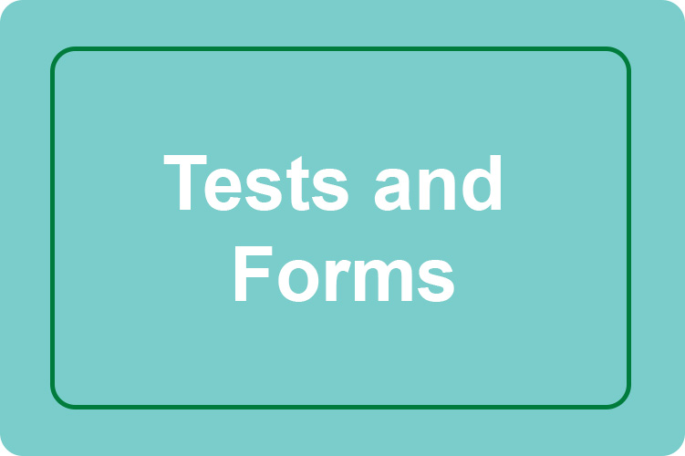 Discover Tests and Forms