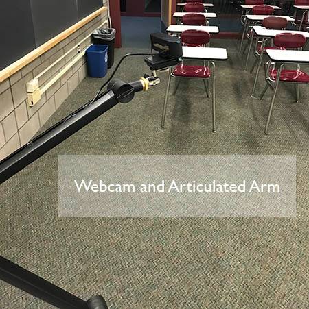 Webcam and Articulated Arm